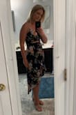 I wore this dress to a rehearsal dinner and received so many compliments. I'm so glad I bought this dress. I ordered a small which was a little tight up top, but it worked. - Jennifer H.