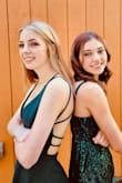 Perfect for homecoming outing. Everything stayed in place, beautiful hunter green color and easy to style. - Michelle K.