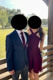 The daughter wore this for her homecoming dance. We went up from her typical size. Liked the length. - Brooke