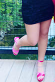Got these for my daughter to go with her homecoming dress they were the perfect pop of pink. She said they were so comfortable she danced in them all night and didn't have to take them off which is a first! - Jeni W.