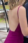 This dress ended up being perfect for a wedding we attended! I'll admit the slit was a little high for my comfort but nothing a little thread couldn't easily fix. Will definitely wear this more than once! - Christina R.