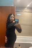 It nice fit love the lace sleeves. Stretchy I ordered a large and it fit perfectly with some room. True to size. 9 months postpartum I was stepping out!! - Danielle B.