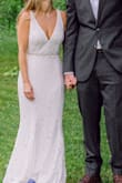 I wore this for my may 2021 wedding. I embellished with a belt from Amazon and had it hemmed but it was comfortable and looked and felt so much more expensive than it was! - Hannah Z.