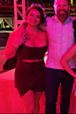 Wore this curve hugging dress while dancing all night long. The material was easy to move in and the cut-out was perfectly placed on my torso. My husband loved it on me and I felt sexy in it ;) - Laura B.