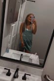 I absolutely LOVE this dress. I wore it to a wedding and got so many compliments. It really accentuates all of the good curves on your body and fit great! I would recommend a sticky bra, as the straps aren't adjustable, so a strapless bra wouldn't quite work. 10/10.. loved this one so much, I got the same style in another color for another event!! - Krista P.
