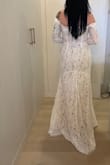 This dress was beautiful and comfortable.My only negative is I am a bit larger from the arms and felt The off shoulder sleeves didnt sit properly on me and id always be pulling and tugging at them. - Sophie M.