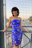 My 16 year old daughter picked this dress out for homecoming and even though I was on the fence about whether or not it looked like an actual homecoming dress, I ordered it anyway. We started with an extra small which fit perfectly up top however it was pretty tight around the hips(she has a booty). So we decided to order a size small and it fit perfect on the bottom but was too big on top so we ended up getting it altered to fit. While this may be an inconvenience to some, It was no problem for us or the seamstress to take in the upper sides as well as shorten the length. Overall I think it ended up looking amazing! My daughter received lots of compliments and felt very comfortable. One thing I'd like to point out is how some reviews speak of poor quality&I don't necessarily agree with that. I feel like if you order the appropriate size, the seams will not come apart and if you're careful, the material won't snag. It is more of a satin type material but it's just a chance you take. You won't be sorry!!! - Giselle H.