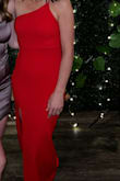 This dress is incredible. Fits perfectly. No zipper, some stretch. Highly recommend. - Jessica P.