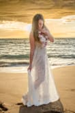 Love this dress!! It was perfect for my elopement in Maui! Looks soo good on the beach! I have a larger bust, so I did have to take in the straps a bit to lift myself up. You cannot wear a bra with this dress, so some boob tape did the trick! - Leighann E.