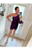 Absolutely stunning dress. Great material and fit. I wore it to a wedding and received many compliments. - Melissa C.