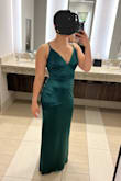 Amazing dress, amazing fit, absolutely gorgeous. The material was super soft and stretchy. The dress was long on me so I took it to get hemmed, but I'm short so this was expected. I also have a smaller bust so I also had the straps adjusted to fit a little more snug on my chest and not be loose on the back, but honestly it didn't need it, I was just being particular. Overall, the dress was a hit and I received many compliments throughout the evening! Lulu's never let's me down, and I told everyone that Lulu's is the place to find beautiful, affordable dresses! - Carole M.