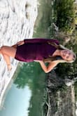 Beautiful color and fit. Stylish and comfortable. Got so many compliments. - Carmen O.