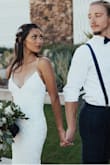 Absolutely love this dress! I'm a wedding photographer who hosts events and needs dresses for my models and this dress fit so perfectly for what we were doing + the model who was wearing it! Love the simple design and the quality! Definitely recommend this dress to anyone looking for a simple, sleek, and luxurious design! - Margaret K.