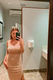 Fits as expected, very comfortable. Wearing a size small. - Michelle F.