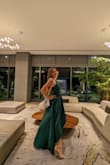 I bought this dress for my birthday celebration. I got so many compliments. This dress is beautiful.
Quick tip: it needs lots of steaming to get rid of creases, steam from the inside, not the outside surface of the dress. - Damira I.