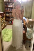 LOVE LOVE LOVE! It's a little long but I'm just short but I am so in love with this dress and can't wait for my wedding day! - Keva D.