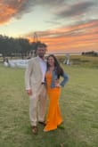 Dress was perfect, exactly what I was looking for!  A little long even with heels and I didn't have time to get it hemmed, but it was still beautiful.  Simple design and the cut was very complimentary.  I paired it with nude heels, pearl necklace, and jean jacket! - Jillian J.