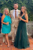 Beautiful dress!! It's pretty long, I am 5'6" and was wearing heels and still had to get it hemmed so just be aware of that! But other than that, had so many compliments and felt beautiful all night! - Katie J.