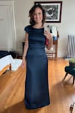 I loved loved this dress. I did have to take in the hips that were pretty wide and the length (but thats normal for me). Amazing quality. - Melissa R.