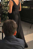 I was a bridesmaids in my friends wedding and worse this dress. Black, chic, classic and timeless. This dress photographs so well and is perfect to re wear for any event. - Lisa G.