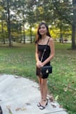 This was a last-minute purchase as my daughter's dress choice didn't arrive in time. It fit perfectly!  Stretchy material and she was comfortable in it. - Jenna R.