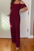 I got this for a photoshoot that we did for our 1 year anniversary and it was amazing! I wish it was one inch shorter since I'm not so tall, but with the heels I didn't really need to hem it. PERFECT!!
So happy with the color and the things around the arms look feminine and elegant. - Marcela G.