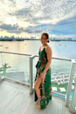 I wore this dress for my trip to Miami and got so many compliments!  It does run a tad bit long (but would be perfect with wedges or heels). The straps are adjustable which is also a plus. This dress is sure to turn heads and bring out the confidence in you! - Jess J.