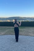 I am in love with this jumpsuit. Jumpsuits are my favorite thing to wear, and this one is my favorite jumpsuit I've ever worn. I wore it to a wedding in Germany and added a gold belt to accentuate the waist. - Grace W.