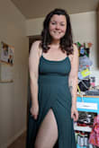 So I am very happy with the quality of this dress. It is gorgeous and fits well, and I still had a little room in it so it wasn't overly tight. My only complaint is that it is very very long. I wore the dress to a wedding and dancing proved to be difficult with how long the dress was! Even though I was wearing like 4 extra inches on top of being 5'8, I was a little annoyed with the length, but it worked and I got lots of compliments and felt gorgeous in it. Overall I loved it! - ANNA G.