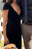 Wore this for a wedding and loved it! Very classy but I'd imagine it'd be difficult to wear if you were very chesty. Boob tape required 1000%! But fit great and loved the color! - Molly M.