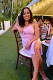 A bit tight around the midsection but a gorgeous dress hugged my body in all the right places. - Lilian H.