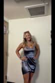 I wore this dress to a formal and I loved it! The material is stretchy so when I ate dinner, I didn't feel like I was going to rip right through the dress. It was flexible enough to dance in and overall, looked so classy! Highly recommend. - Greenlee C.