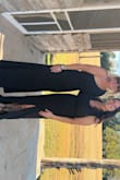 I tried on around 8-10 dresses before my sister sent me this site. I had lost 20lbs right before my nephew's wedding and was finding it hard to find a dress that fits right. I tried on this dress and knew right away I had found the perfect dress for me. - Gina W.