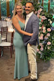 Dress was perfect for a family wedding and fit like a glove. Seafoam color was gorgeous! I'm pretty tall and I found the dress to be a bit long, even in heels, so had it hemmed slightly. The detail in the back was stunning. - Alexis F.