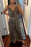 I actually bought this for a 1920's "bootlegger ball" - I didn't want to be in a flapper dress like everyone else and this was the perfect unique outfit for that! I paired it with some 20's inspired heels and a headpiece. I received so many compliments and felt fabulous! - Sarah H.