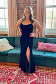 This dress fit beautifully and was so comfortable! The material is high quality and a little heavy, but not bad. I had to get it hemmed to wear with heels though. I wore a strapless bra with it, but it's not necessary at all. Definitely recommend for any formal event! - Alexa C.