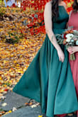 I ordered this last minute for a fall wedding - dress fit perfect and I received so many compliments on how beautiful it was! Perfect length for me as I am 5'11 (which literally never happens so I was ECSTATIC) so if you are on the shorter side be prepared to get it hemmed. 10/10 dress! - Renee P.