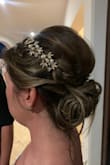Beautiful. It is bendable and stayed in place with just two pins. - Lana E.