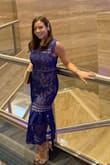 I love this dress! What an amazing buy I bought it for a party on Black Friday sale it was a final sale so I was scared it wasn't gonna fit! To my surprise, the dress was super great quality & fit me like a glove! It is lace so it doesn't stretch! The dress should've fit me mid-thigh but since I'm tiny it was a little longer but it was fine it felt like a formal dress which is what I needed it for! - Nicole D.