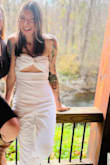 It was the perfect find for my bridal shower. Strapless but comfortable and it stayed in place. I could not avoid panty lines without buying shape wear but it all worked out! It is rather long and I may get it hemmed but worked with heels. Would recommend ! - Jasmine R.