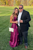 This dress is perfect!!!!!!!!!! Very flattering and classy, but still very unique. A little long but the right shoes made it work. - Amanda L.