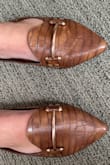 Love these flats! A great staple in your wardrobe! They fit perfectly, my toes aren't jammed into the toe at all and it doesn't shove my foot out the back either. - Mariah L.