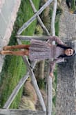 Comfortable dress! It was cold in Napa and I wore a small shirt under and warm shorts under to stay warm. Loved it! It's stretchy! - Carla C.