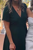 I felt absolutely stunning in this dress at my sister's wedding rehearsal. My only slight problem was that the chest was loose and I needed to add a pin to close it more (I'm very flat-chested) - Steelie S.