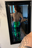 The fabric of this jumpsuit is amazing! The bottom part fit great and the pants were nice and long for my 5'9 frame but the top part was terrible. It needed an extra 1-2 inches of fabric in the waist. The top part was so short that my boobs were about to fall out. I tied it as tight as I could to make the top part rise but then the strings are digging into my back. I don't recommend this for anyone with a long torso and if you have breast larger than a D don't expect any type of support. So disappointed. I hate perfect event I wanted to wear this too. Will be returning - Kayla L.