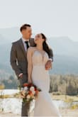 This dress is truly my dream dress! I bought it for my 10 year vow renewal and it fit like a dream. All I had to do was hem the dress and take in the waist a bit. My seamstress replaced the white bra pads with tan and it looked seamless. I highly recommend this dress! - Rachel R.