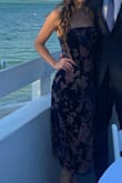 This dress worked out great for a November wedding in Florida. Only issue is that it slid down (as any strapless dress would) even with a sticky bra underneath. I would still recommend it! - Brenda B.