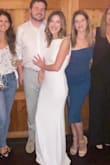 This was my rehearsal dinner dress and I received so many compliments! Its the perfect combo of form-fitting yet classy, and it's incredibly comfortable! Was a bit long on me but that's not surprising as I'm not a tall person, and honestly, I kind of liked the long look. Because of color and fit, I did have to wear nude-colored undergarments and opted for discreet shapewear. - Meghan G.