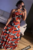 I've wanted this set for the last two years! It finally came back in stock and I had a wedding coming up, so it was perfect. However, it was in a church so I changed out the top with a black shirt. Highly recommend this set, it's incredibly comfortable. It does have a side zipper and elastic waist band in the back. The skirt is a bit long but not long enough that I HAD to wear heels... I wore flats and it was perfect. - Lorren G.