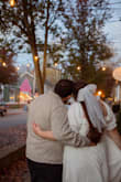 I loved this clip/bow! I got so many compliments on our engagement photos. The only thing is that it's not the most sturdy clip so it's a bit expensive for the quality of the actual clip. It did pop open a few times by the end of the day wearing it. Soooo not too great for long term but it was such a good look for our pictures! - Cassie K.